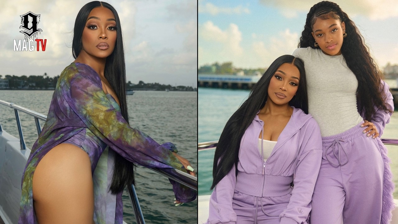 Monica & Daughter Laiyah Go Yachting In Miami For Spring Break!