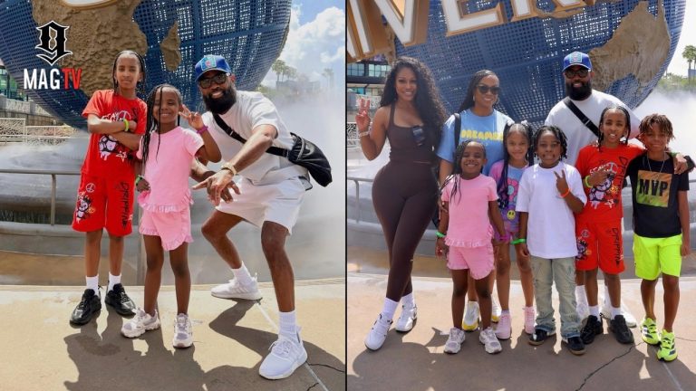 Todd Tucker & Ex Wife Kandi Burruss Reunite For Family Trip To Disney World! 