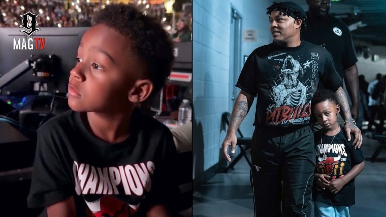 Bow Wow Brings Son Stone To His Boys 4 Life Atlanta Concert! 