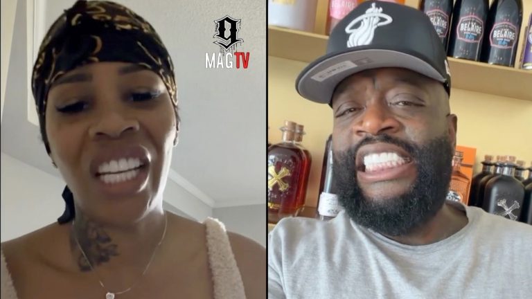 Rick Ross "BM" Tia Kemp Claps Troll For Claiming Rozay Said She Tworked For Her New Teeth! 