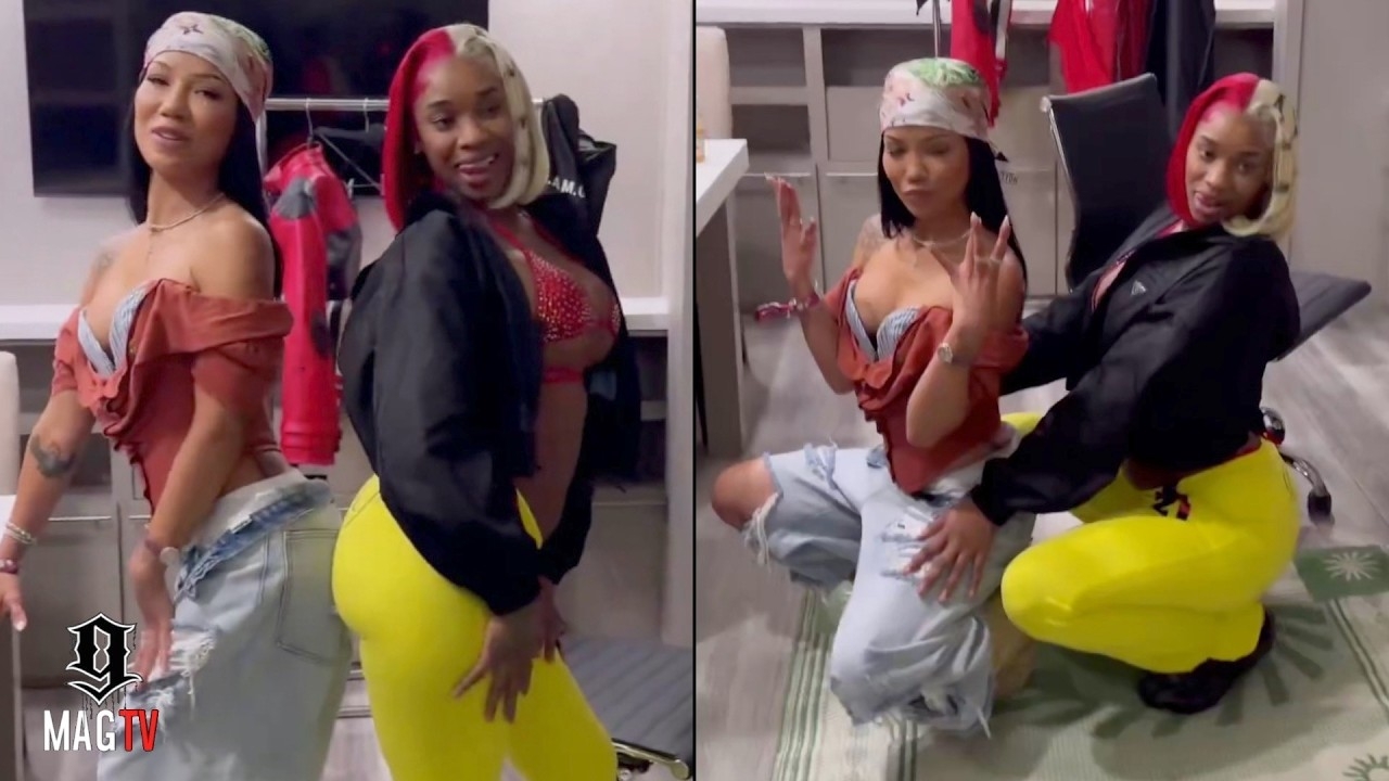 Sexyy Red Links Up Wit Jhene Aiko Backstage At Coachella!
