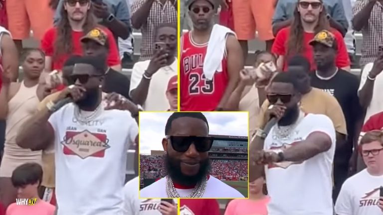 Gucci Mane Makes First Public Appearance Since Pooh Shiesty Incident At UFL Stallions Opener Show