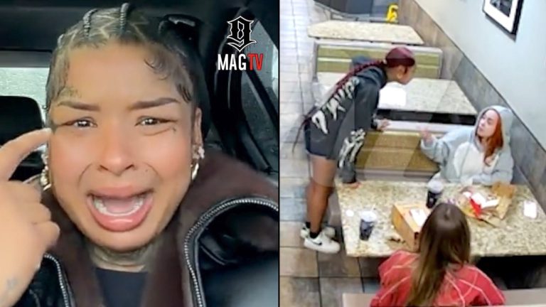 "Got Pressed" Chrisean Rock Reacts To Ice Spice Getting Jumped By Fan At McDonald's! 