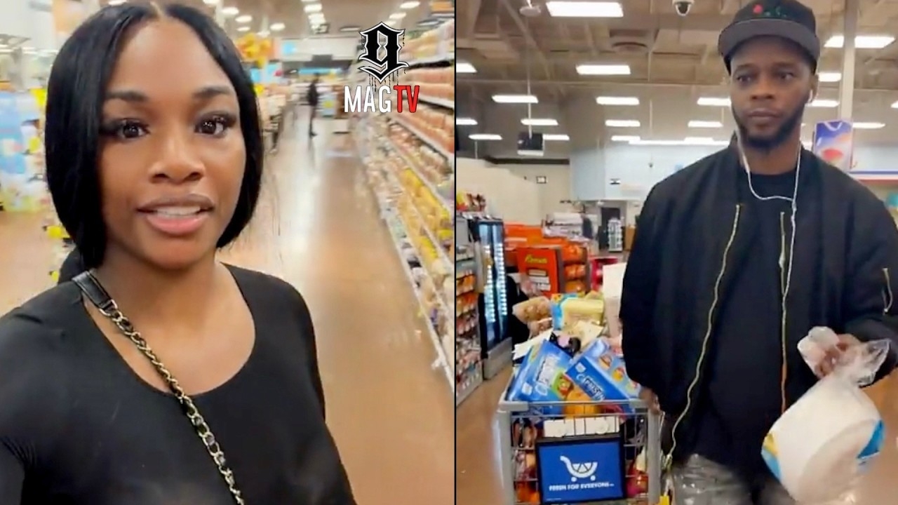 "I'm Bout To Cook" Papoose & Claressa Shields Go Grocery Shopping Together!