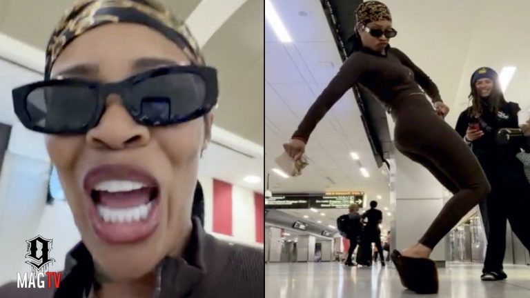 Rick Ross "BM" Tia Kemp Attempts The Viral Michael Jackson TikTok Challenge! 