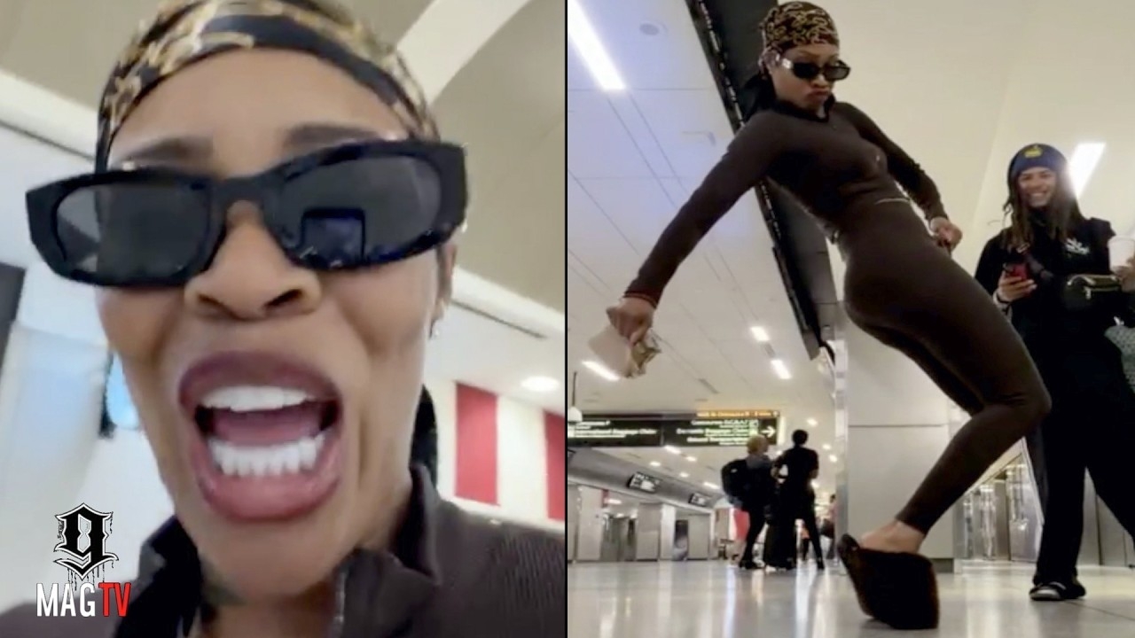 Rick Ross "BM" Tia Kemp Attempts The Viral Michael Jackson TikTok Challenge!