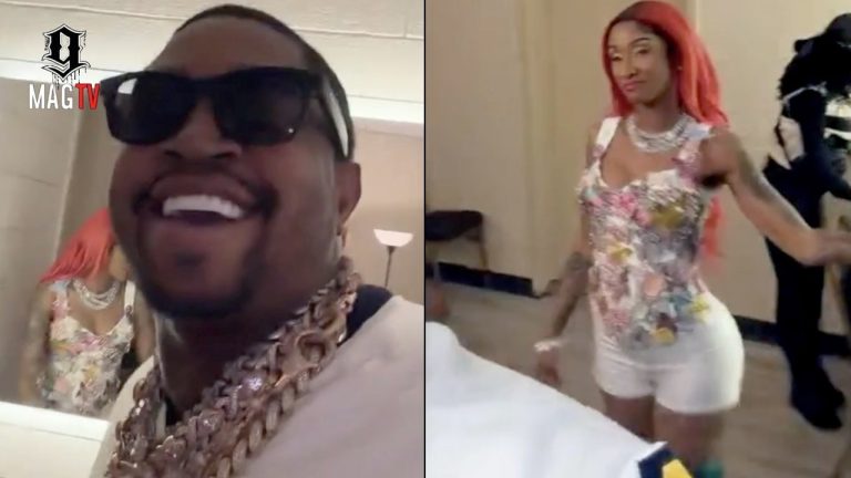 Scrappy Gets Dissed By Ex "GF" Diamond While Trying To Enter Her Dressing Room! 
