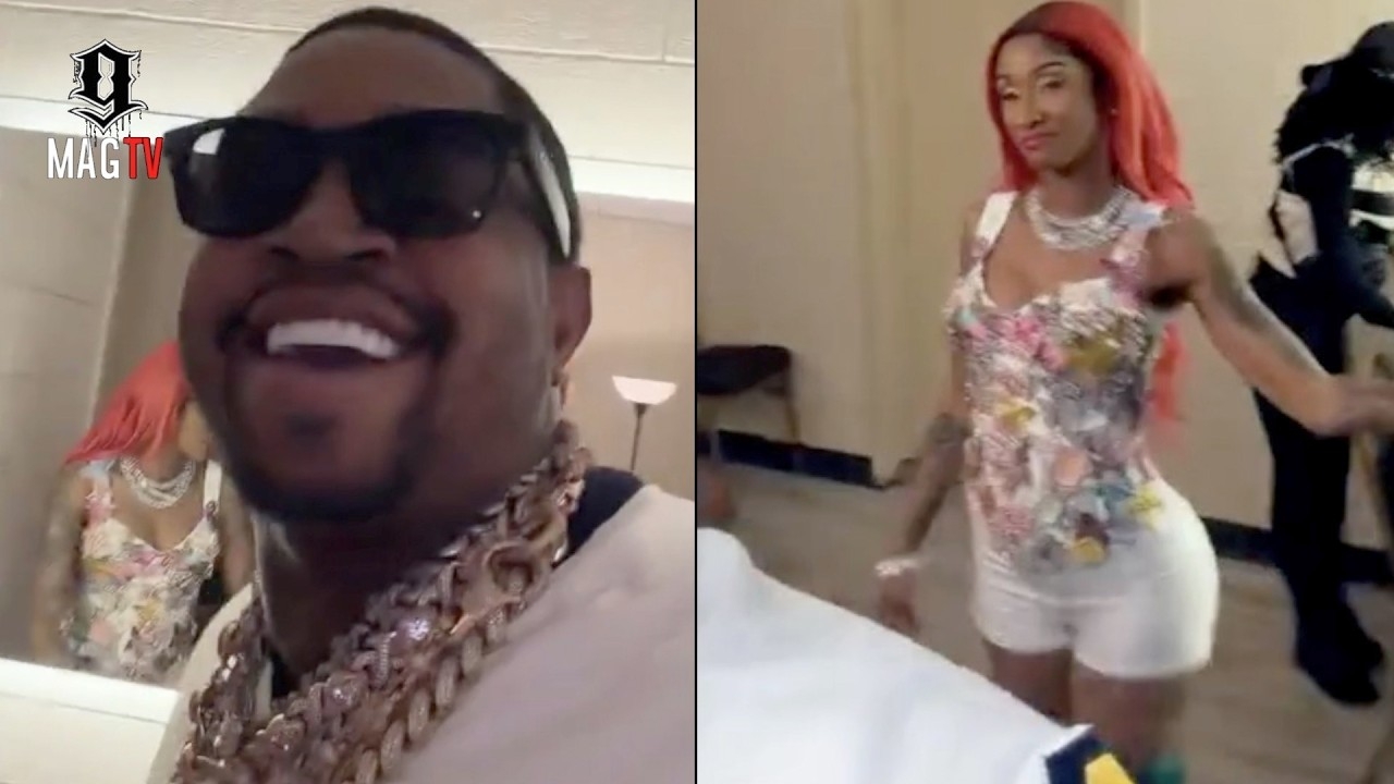 Scrappy Gets Dissed By Ex "GF" Diamond While Trying To Enter Her Dressing Room!