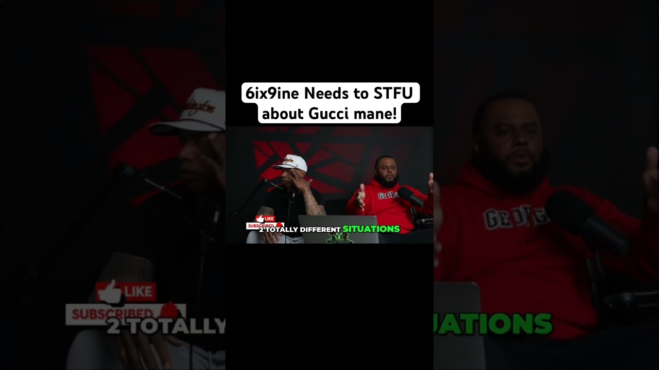 6ix9ine is a clown for calling out Gucci mane