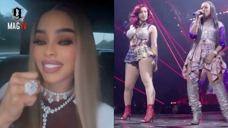 Gucci Mane Wife Keyshia Ka'oir Pulled Up To Cardi B's Concert With All Her Diamonds! 