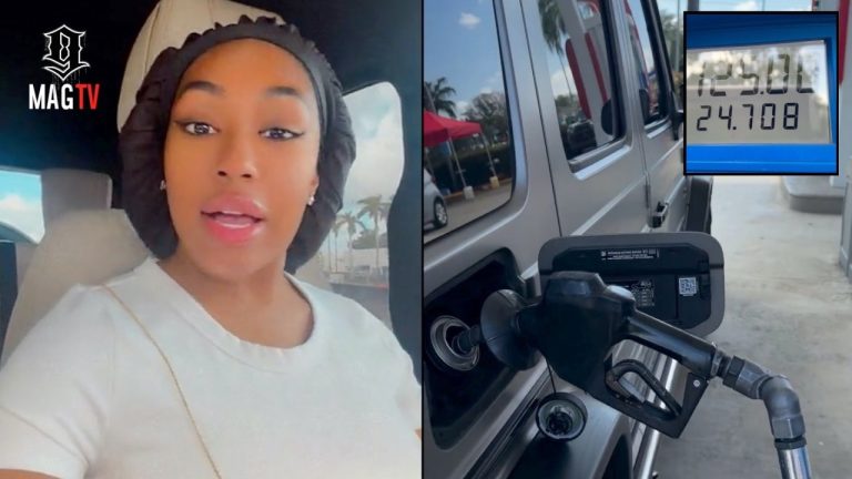 Yung Miami Can't Believe It Cost $125 Dollars To Fill Up Her G-Wagon! 