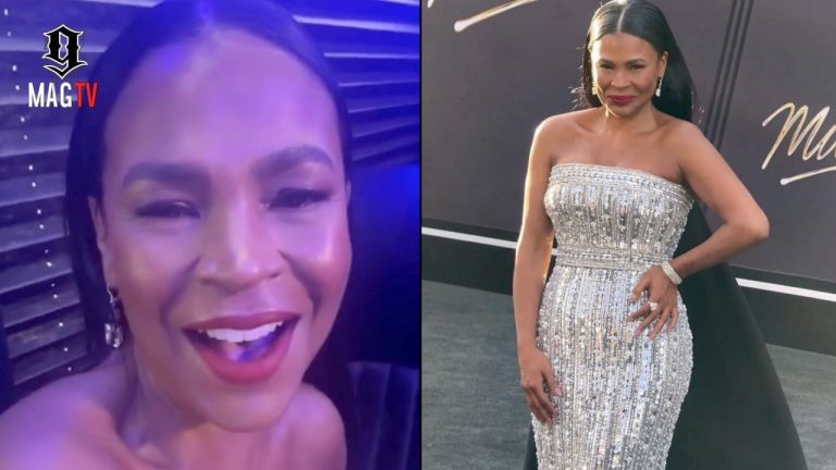 Nia Long Turns Up In Sprinter Van Before Arriving At The Michael Jackson Movie Premiere! 