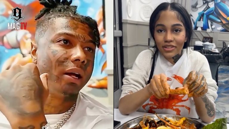 Blueface Takes Aspen Kartier On Dinner Date At His Restaurant! 