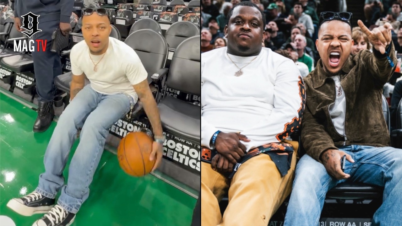 Bow Wow Shows Off His "Like Mike" Skills At The Boston Celtics Playoff Game!