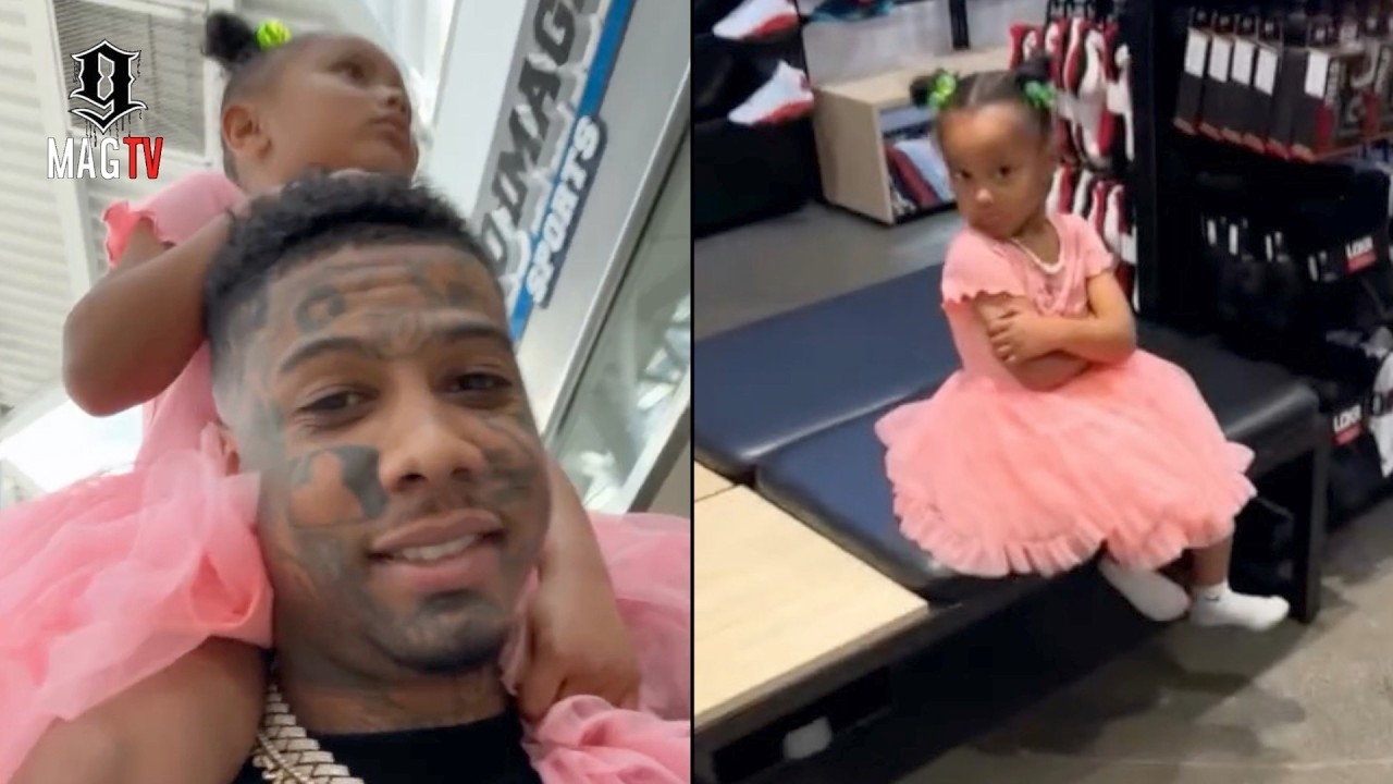 Blueface Takes Son Javaughn & Daughter Pinkface Shopping & Things Go Left!