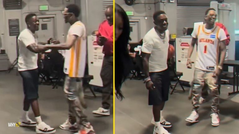 Boosie Linked Up With Soulja Boy After Atlanta Hawks Game Last Night 'Boosie You Are My Idol Dawg'