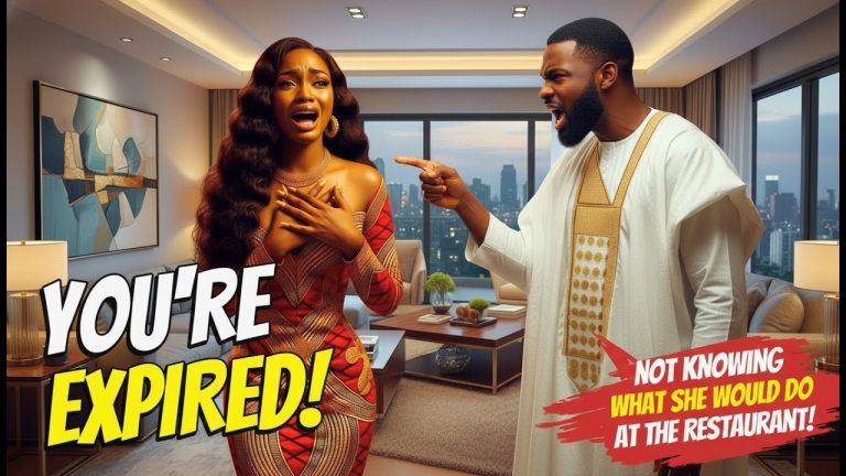 HE CALLED HER EXPIRED AND DIDNT EXPECT WHAT SHE DID AT THE RESTAURANT