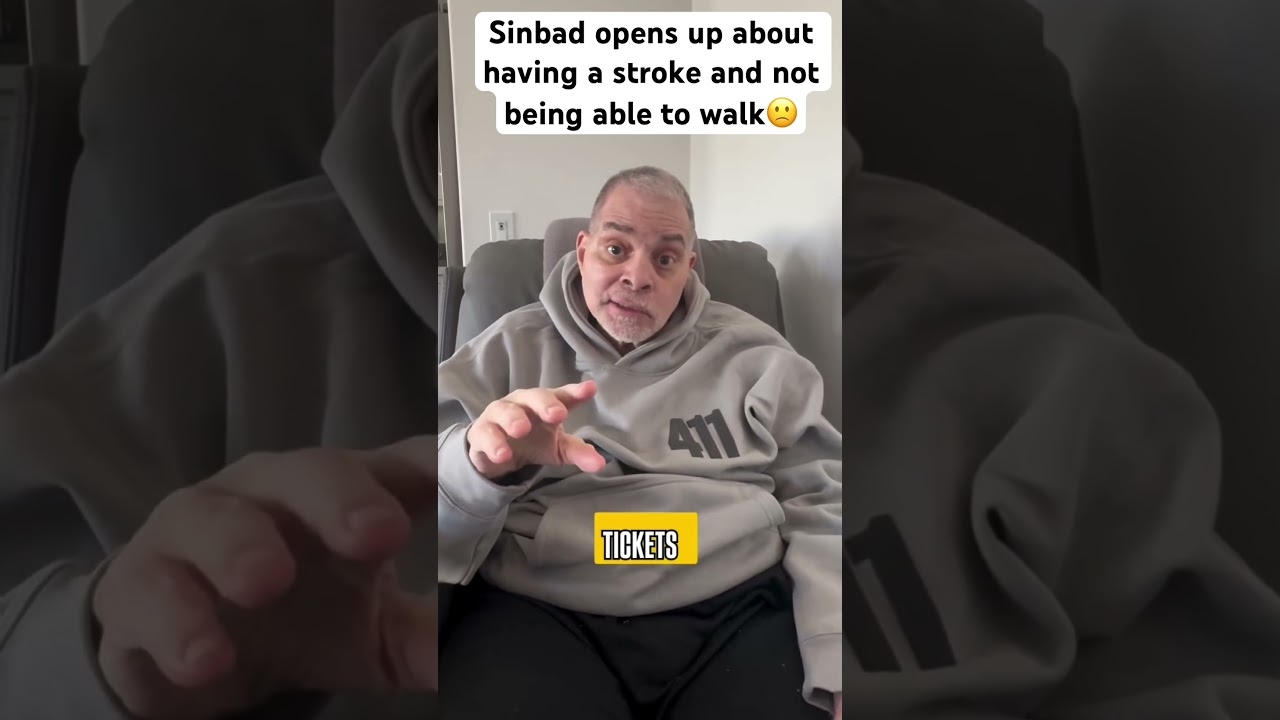 Sinbad on having a stroke not being able to walk. #sinbad #stroke #strokerecovery