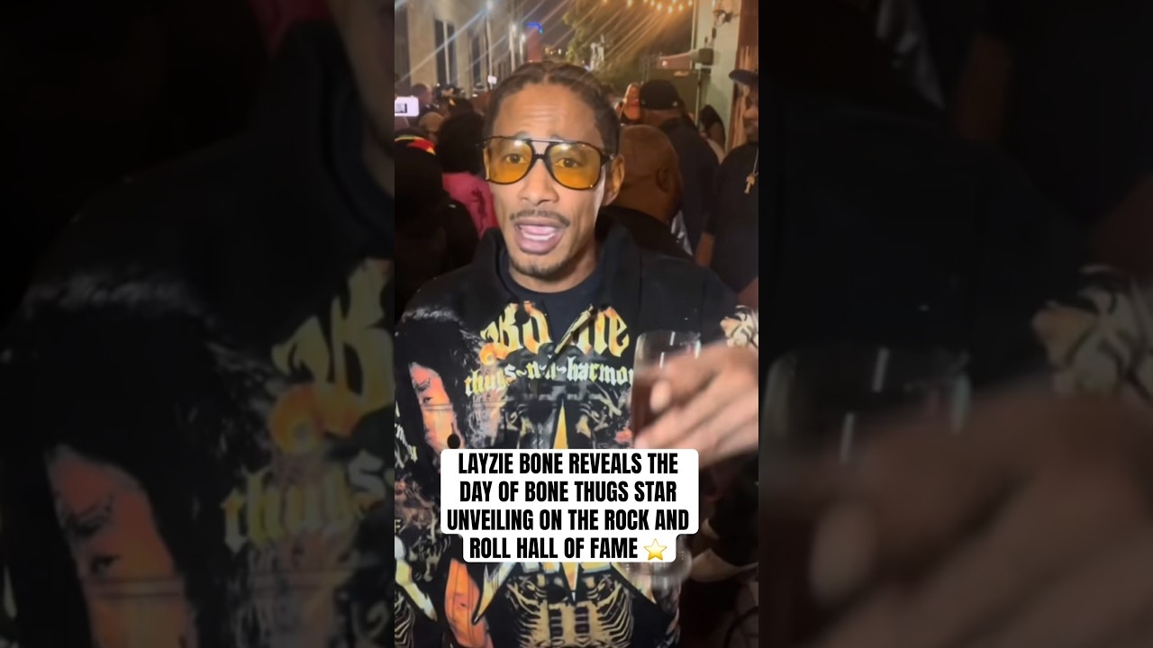 #LayzieBone About #BoneThugs unveiling on the #rockandrollhalloffame #rockthebells