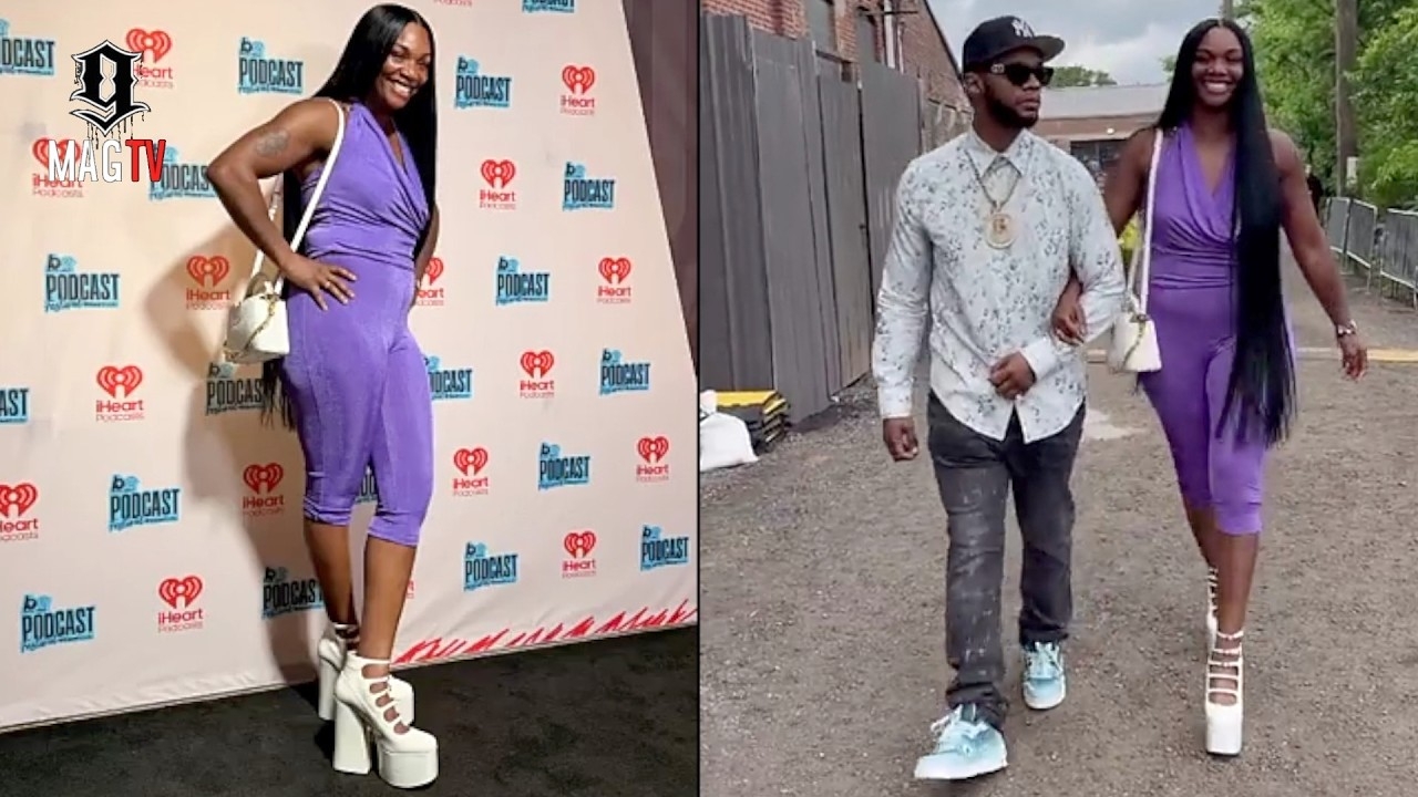 Papoose & Claressa Shields Step Out To The Atlanta Hawks Vs. Knicks Playoff Game!