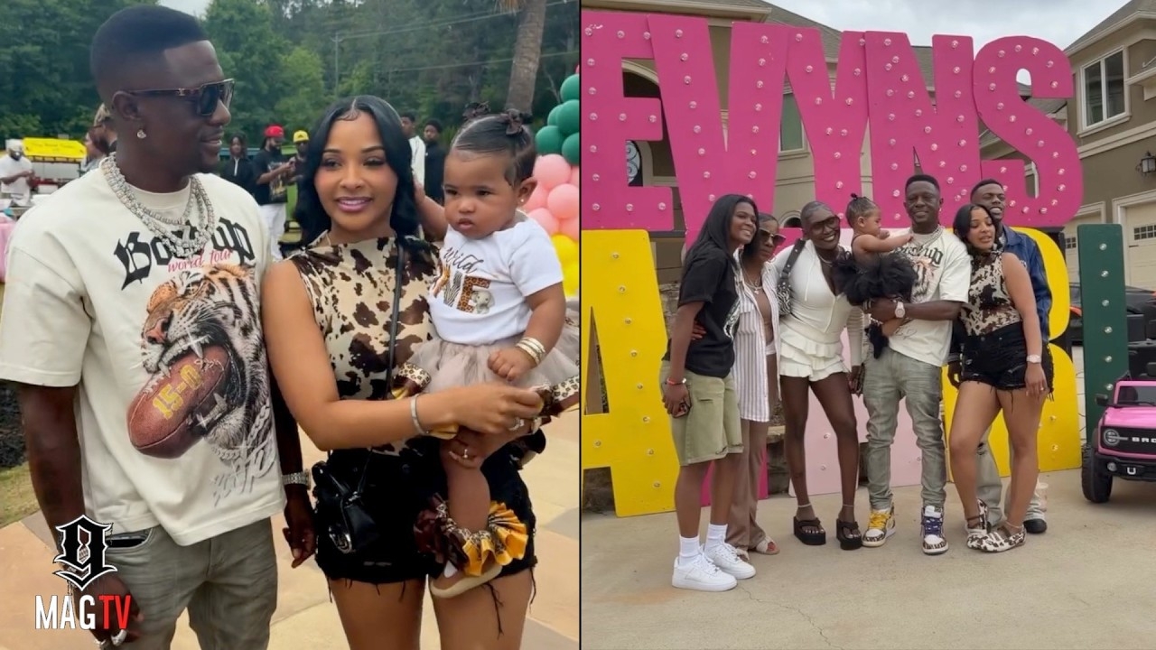 Boosie & Fiancee Rajel Nelson Host Spectacular First B-Day Party For Daughter Sevyn!