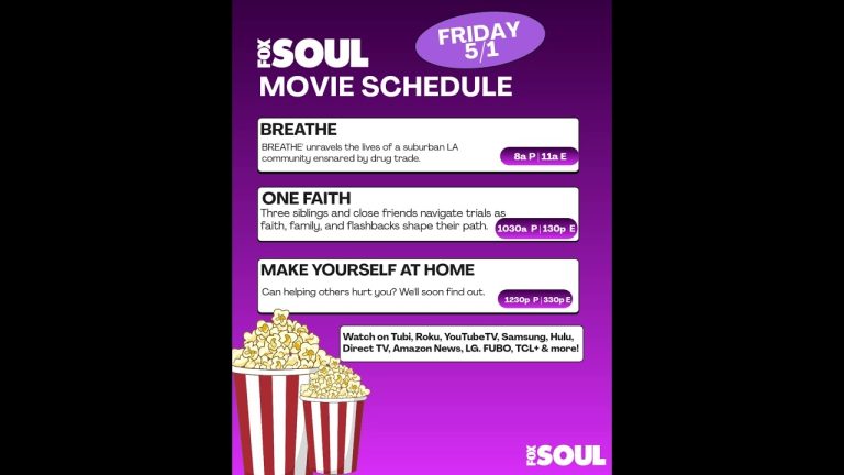  Tune in this Friday morning for Fox Soul Cinema Fridays 