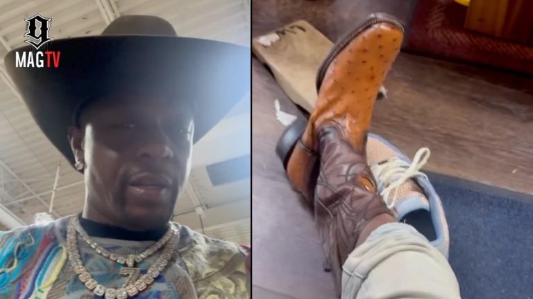"It's On Backwards" Boosie Tries On Cowboy Boots For The 1st Time & Things Go Left! 