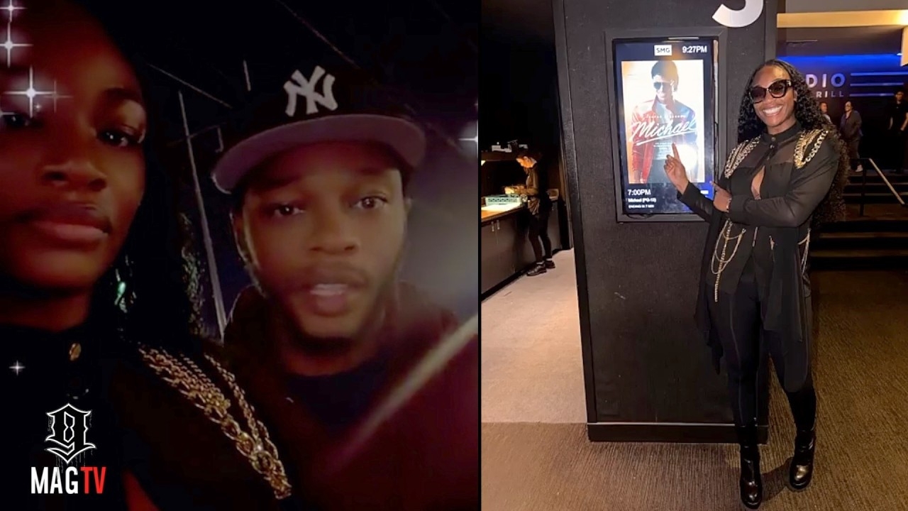 Papoose Takes Claressa Shields Out On Date To See The Michael Jackson Movie!