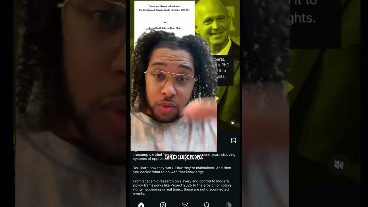 He got a PhD in African American Studies to harm Black people #news #Black