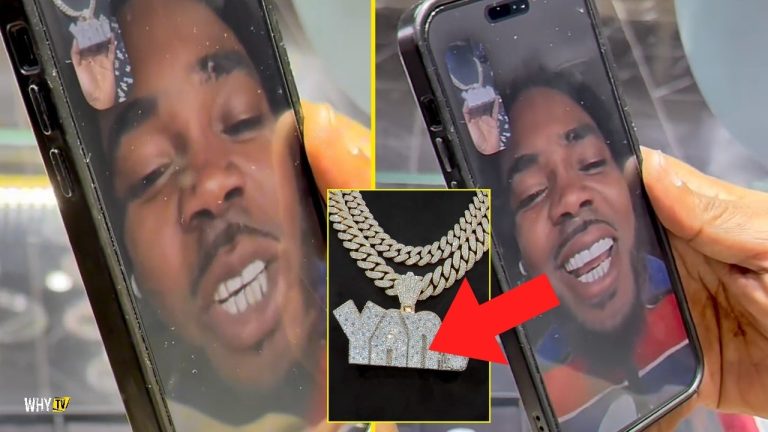 Foogiano Cashed Out On A Brand New Iced Out Chain While He's Currently In The Halfway House