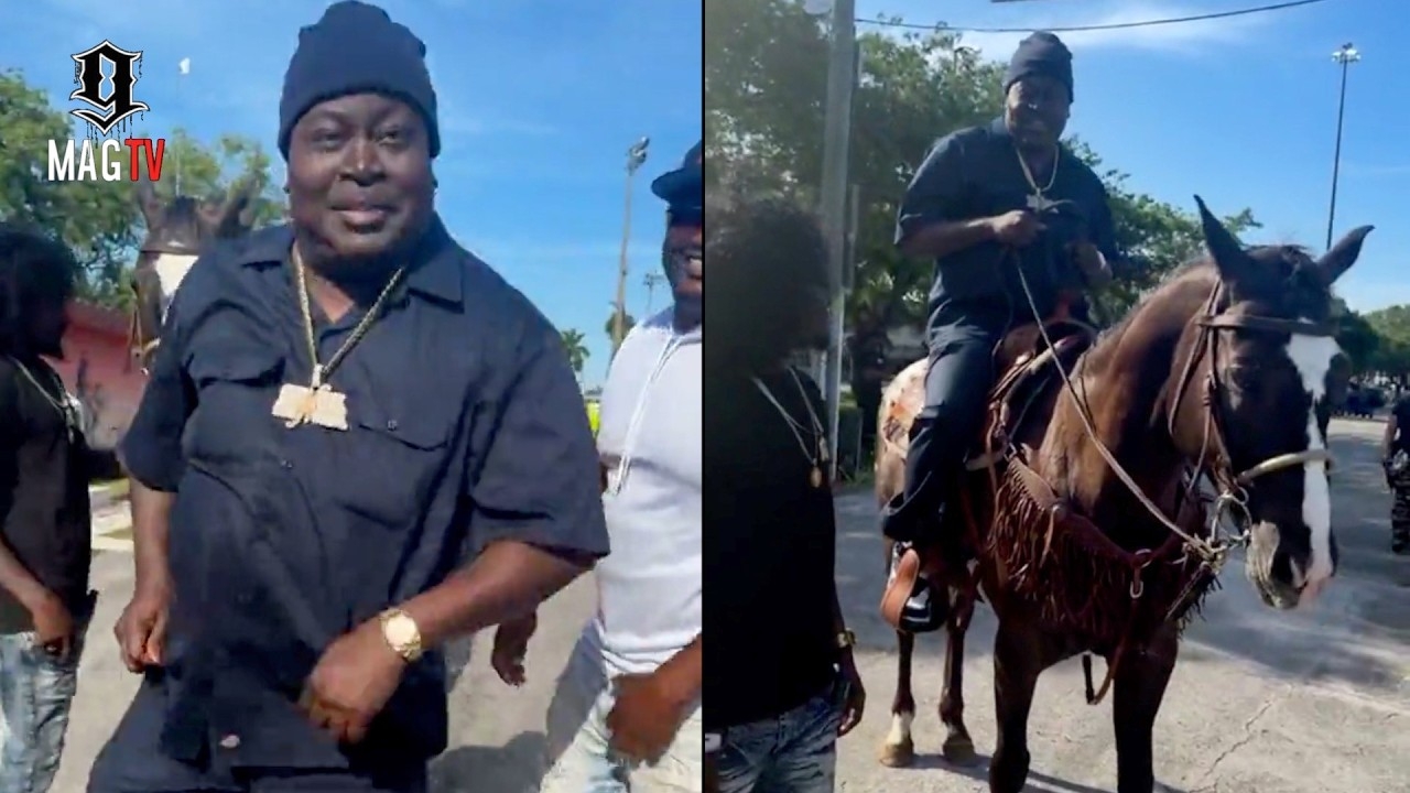 "I'm Finna Get Off" Trick Daddy Tries Riding A Horse & Things Go Left!