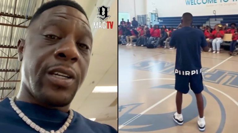 Boosie Visits Another High School In Louisiana After Principal Is Reinstated! 