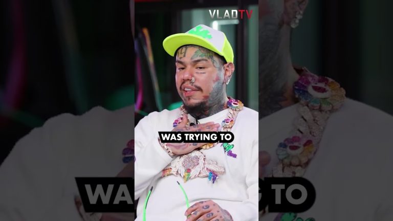 What made 6ix9ine do his first VladTV interview?