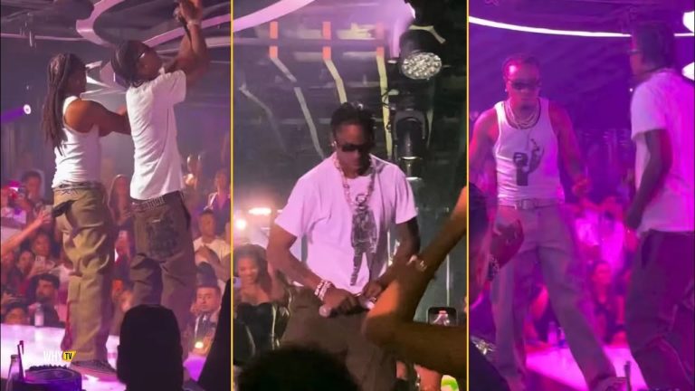 Travis Scott Celebrates His 35th Birthday With Quavo, Lil Baby, Future And More In Miami Club
