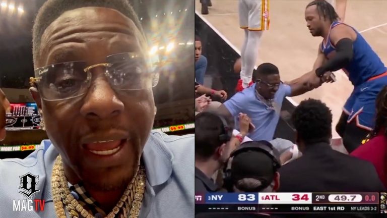 "I'm Leaving Early" Boosie Is Heated After Hawks Get Blown Out In An Elimination Game! 