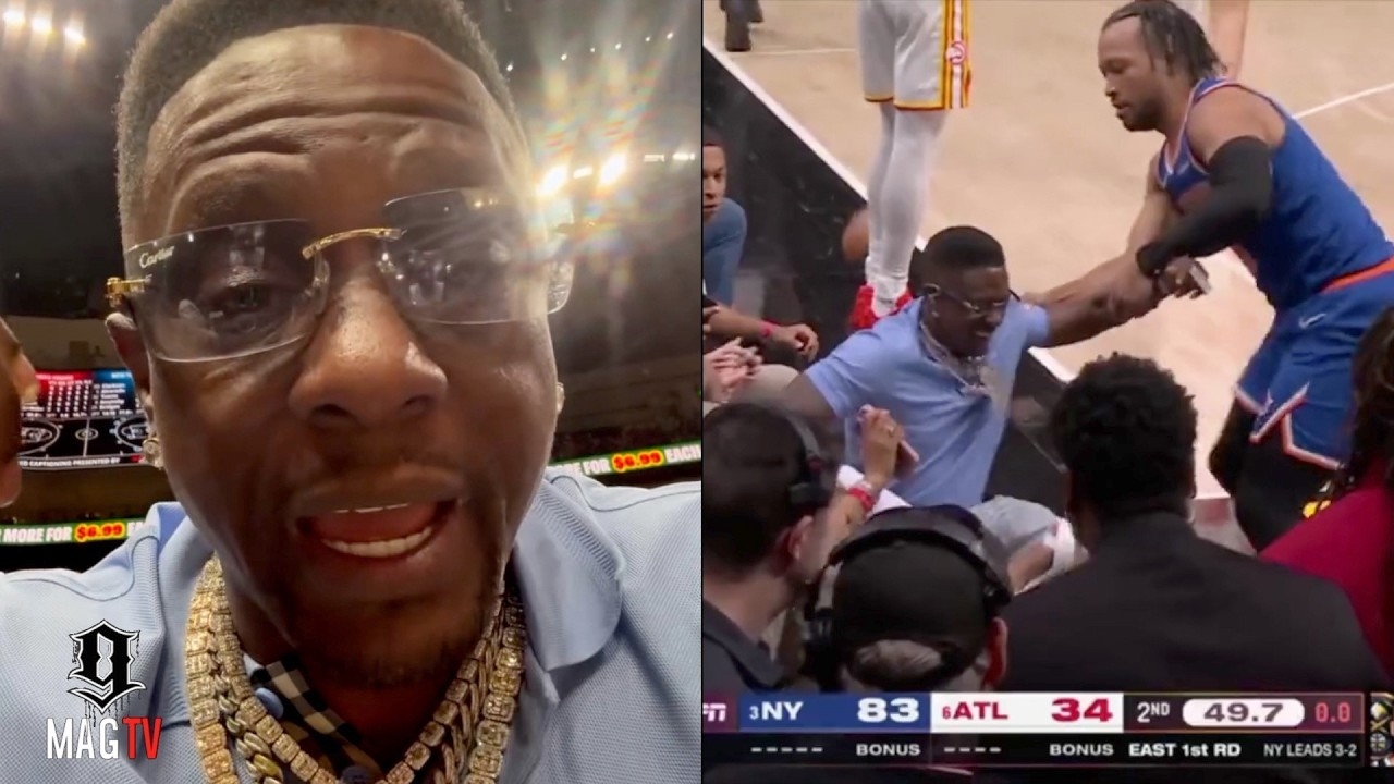 "I'm Leaving Early" Boosie Is Heated After Hawks Get Blown Out In An Elimination Game!