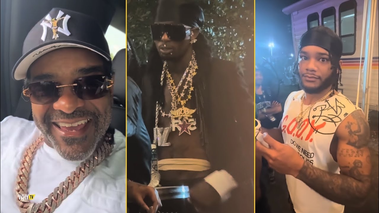 Jim Jones Takes His Son Backstage To Meet Playboi Carti At Rolling Loud Festival