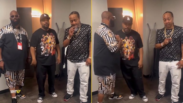 Ice Cube Reunited With Dj Quik And Dj Battlecat And Gives Them Their Hip Hop Flowers They Deserve!