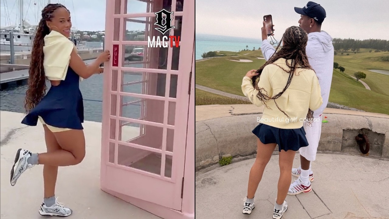 Joey Bada$$ Takes Fiancee Serayah On Bermuda Vacation For Her 1st Mother's Day!