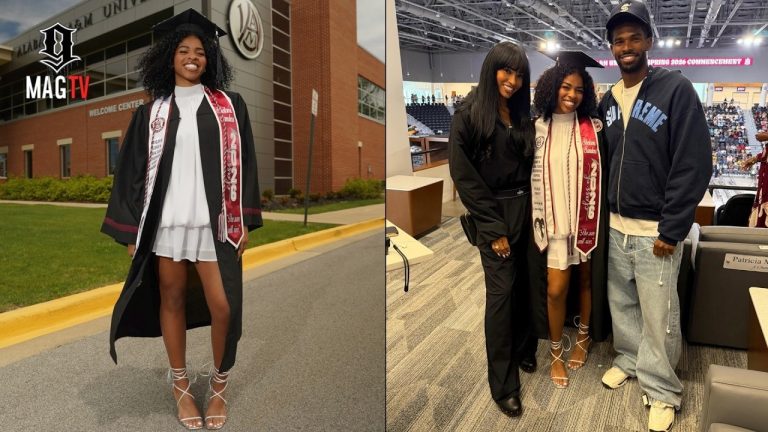 Deion Sanders & Ex Wife Pilar Sanders Reunite At Daughter Shelomi's College Graduation! 