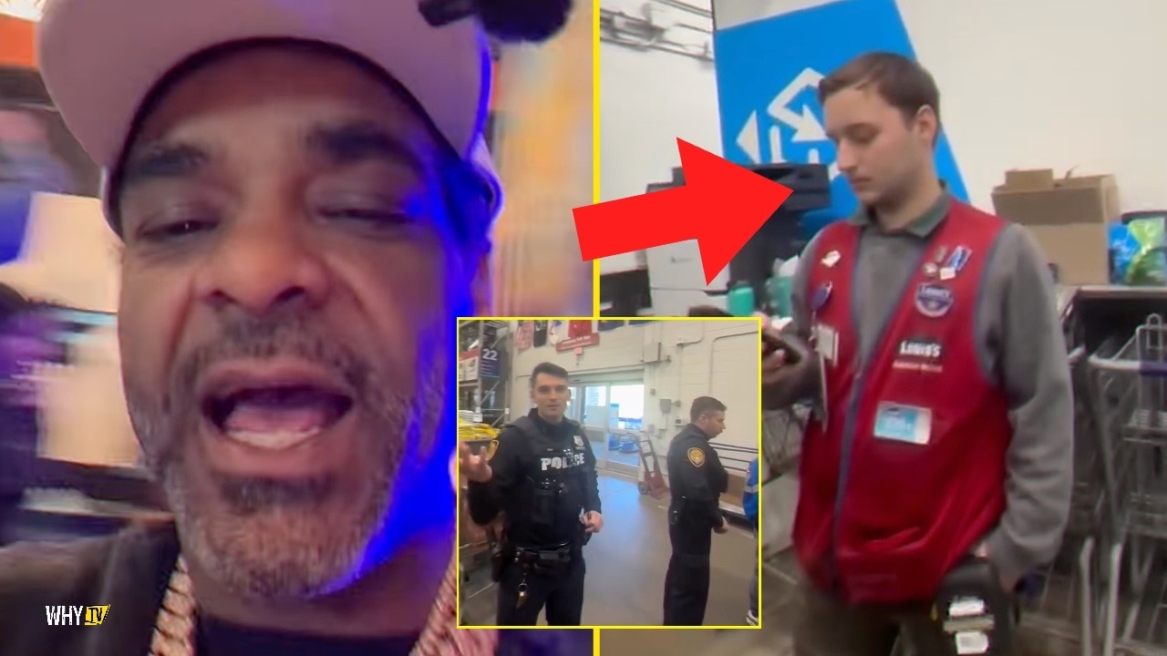Jim Jones Goes Off On Lowe's Manager For Not Honoring Their Policy 'Whats Wrong With You All?'