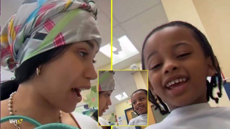 Cardi B's Son Roasts His Mom At School And Asking Her 'Mommy Can You Read?'