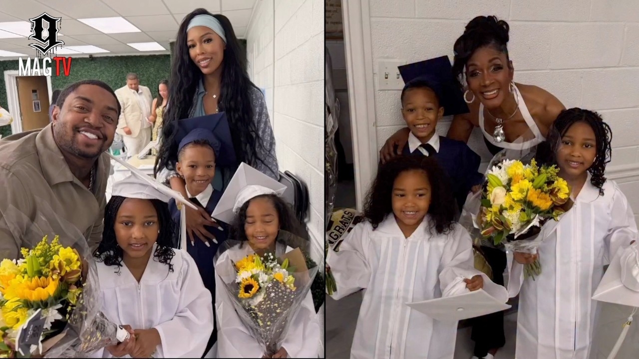 Scrappy & Ex-Wife Bambi Reunite For Their Kids Graduation!