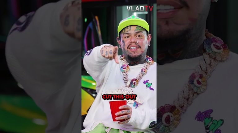 6ix9ine Tries to get DJ Vlad to do the Ben10 Challenge 