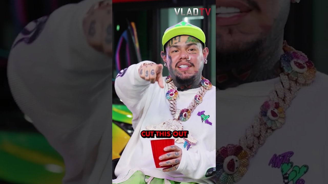 6ix9ine Tries to get DJ Vlad to do the Ben10 Challenge