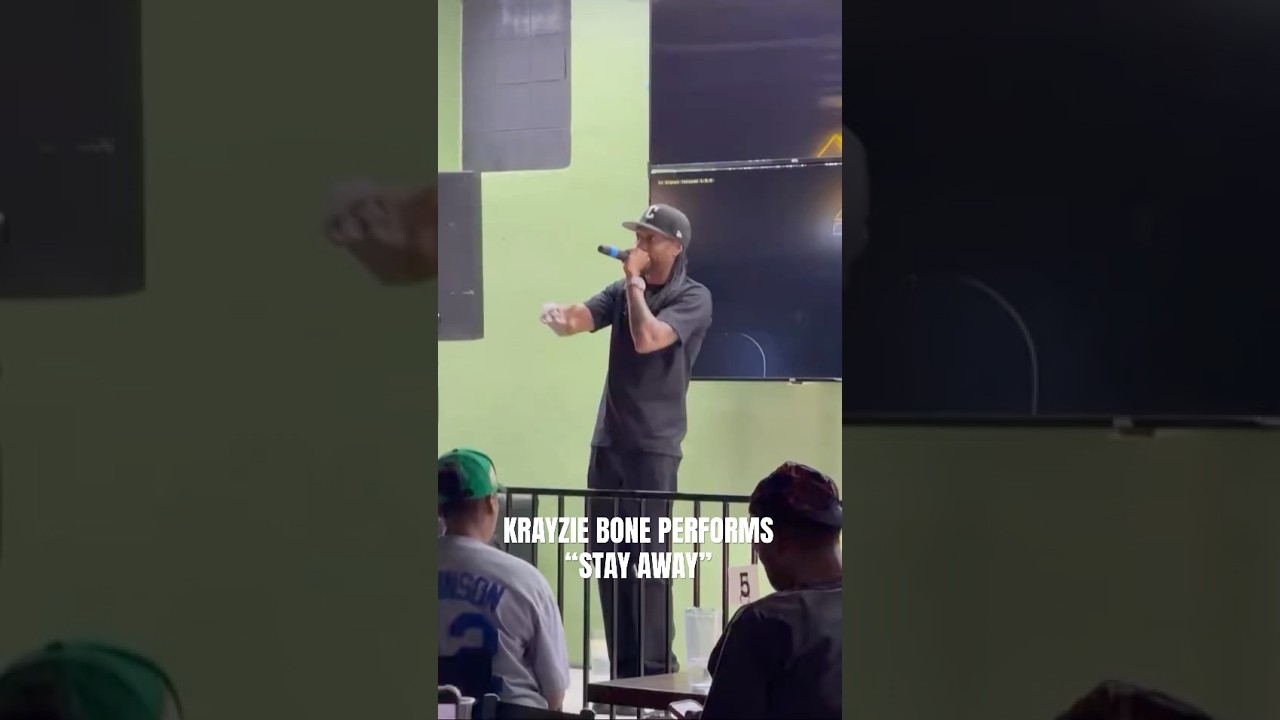 #KrayzieBone Performs STAY AWAY For The First Time At V Spot Bar And Grill #whytv