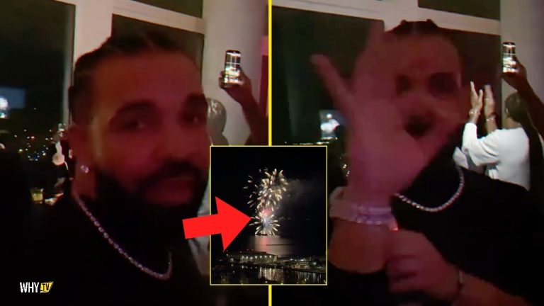 Drake Pulls Up At His 'Iceman' Album Listening Party In Toronto And Watch Bot Farm Explosion
