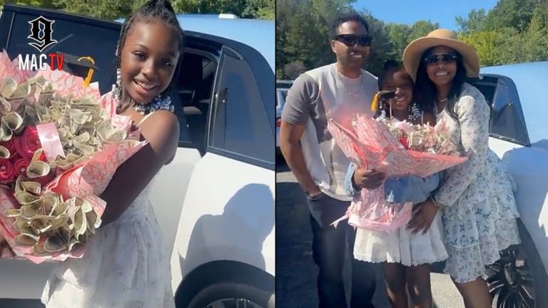 Mendeecees & Yandy Smith Reunite At Daughter Skylar's 5th Grade Graduation! 