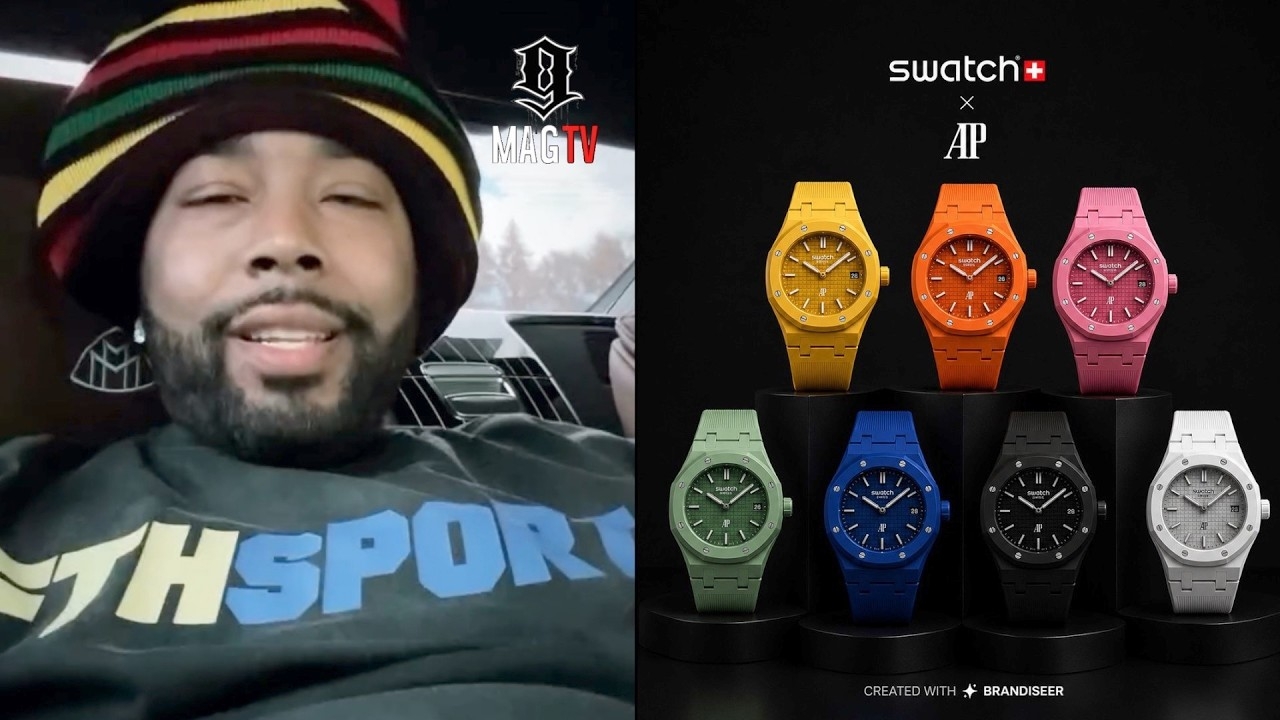 "Weirdos" Icewear Vezzo Calls Out Rappers & Celebrities Criticizing AP's New $300 Swatch Collab!
