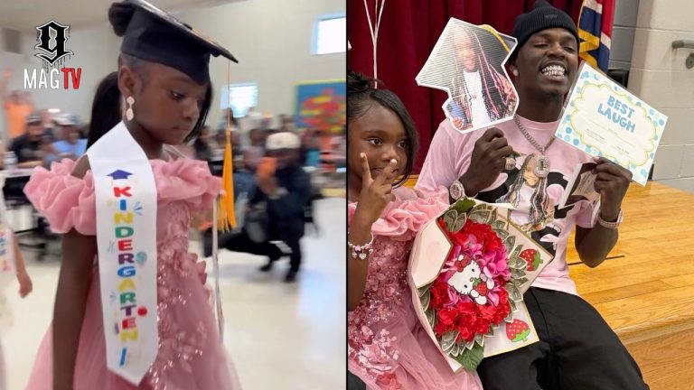 Big Boogie Attends Daughter Raya Joi's Kindergarten Graduation During Daddy Duty! 